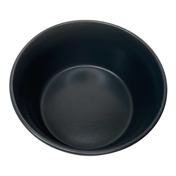 Stone + Lain Gray Matte Modern Ledge Stoneware Cereal Bowl 6" Across 3" High - Picture 3 of 4